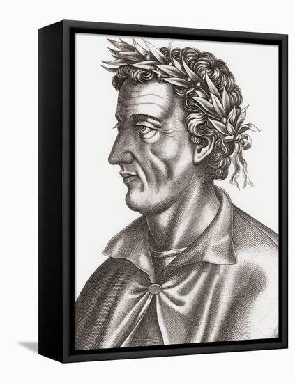 Sappho. Portrait, 16Th Century (Engraving)-Rene Boyvin-Framed Premier Image Canvas