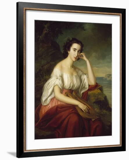 Sappho-Soma Orlai-Petrich-Framed Giclee Print