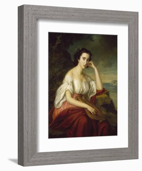 Sappho-Soma Orlai-Petrich-Framed Giclee Print