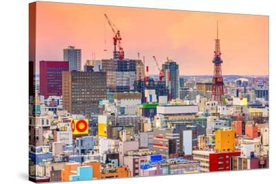 Sapporo, Hokkaido, Japan downtown city skyline with the