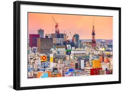 Sapporo, Hokkaido, Japan downtown city skyline with the