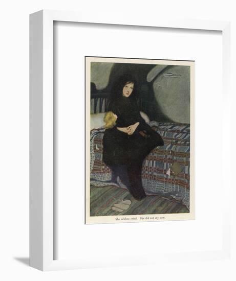 Sara Crewe is Sent to the Attic Now That There's No Money for Her Schooling-Ethel Franklin Betts-Framed Art Print