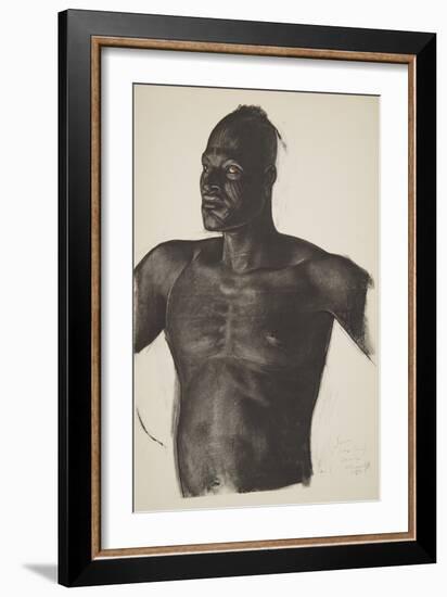 Sara Le Pisteur (Bahr Ouandja), from Dessins Et Peintures D'afrique, Executes Au Cours De L'expedit-Alexander Yakovlev-Framed Giclee Print