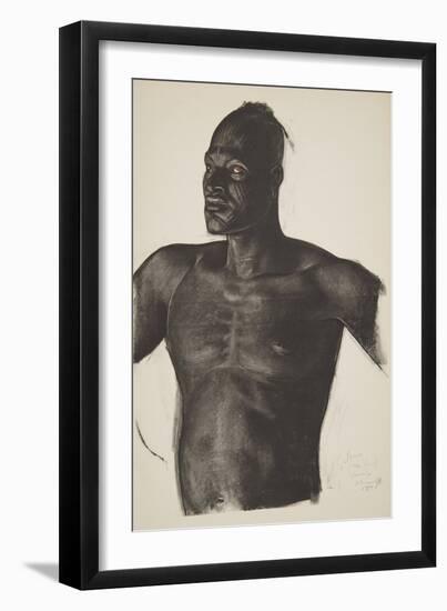 Sara Le Pisteur (Bahr Ouandja), from Dessins Et Peintures D'afrique, Executes Au Cours De L'expedit-Alexander Yakovlev-Framed Giclee Print