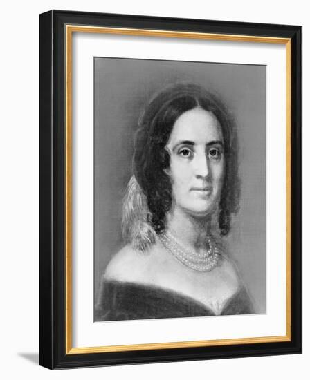 Sara Polk, c.1846-American School-Framed Giclee Print