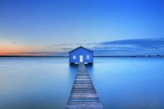 Sunrise over the Matilda Bay Boathouse in the Swan River in Perth, Western Australia.-Sara Winter-Photographic Print