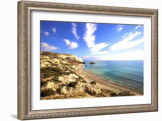 Saracen Rock, Paphos, Cyprus, Eastern Mediterranean Sea, Europe-Neil Farrin-Framed Photographic Print