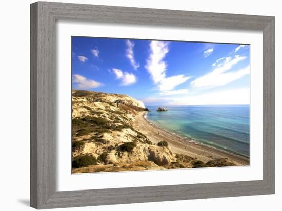 Saracen Rock, Paphos, Cyprus, Eastern Mediterranean Sea, Europe-Neil Farrin-Framed Photographic Print