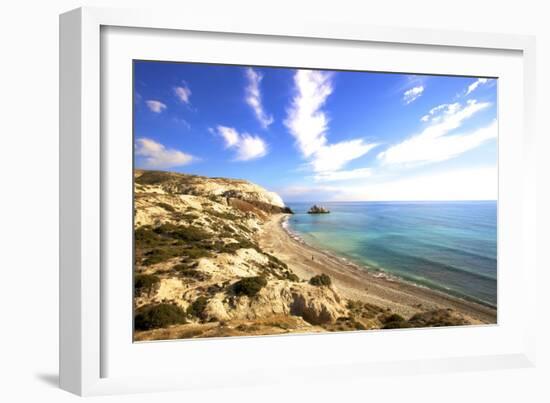 Saracen Rock, Paphos, Cyprus, Eastern Mediterranean Sea, Europe-Neil Farrin-Framed Photographic Print