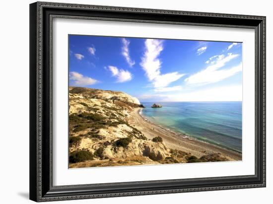 Saracen Rock, Paphos, Cyprus, Eastern Mediterranean Sea, Europe-Neil Farrin-Framed Photographic Print