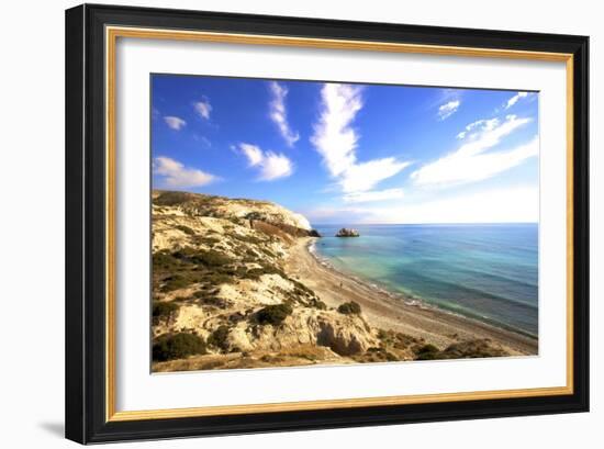 Saracen Rock, Paphos, Cyprus, Eastern Mediterranean Sea, Europe-Neil Farrin-Framed Photographic Print