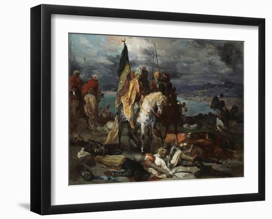 Saracens and Crusaders, 1841-51-Theodore Chasseriau-Framed Giclee Print