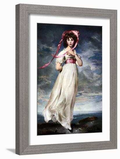 Sarah Barrett Moulin (Pinkie), 1794-Thomas Lawrence-Framed Giclee Print