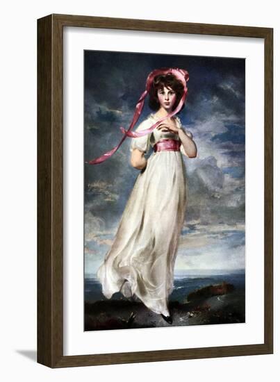 Sarah Barrett Moulin (Pinkie), 1794-Thomas Lawrence-Framed Giclee Print