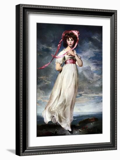 Sarah Barrett Moulin (Pinkie), 1794-Thomas Lawrence-Framed Giclee Print