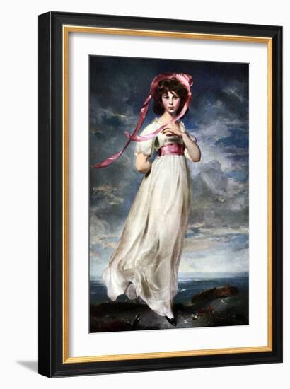 Sarah Barrett Moulin (Pinkie), 1794-Thomas Lawrence-Framed Giclee Print