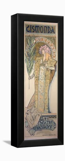 Sarah Bernhardt (1844-1923) as Gismonda at the Theatre De La Renaissance, 1894-Alphonse Mucha-Framed Premier Image Canvas