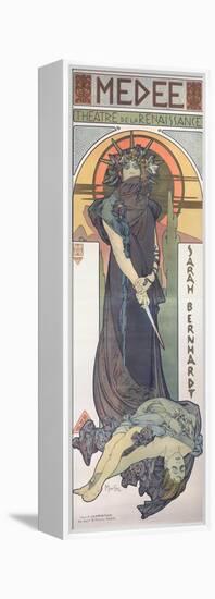 Sarah Bernhardt (1844-1923) as Medee at the Theatre De La Renaissance, 1898-Alphonse Mucha-Framed Premier Image Canvas