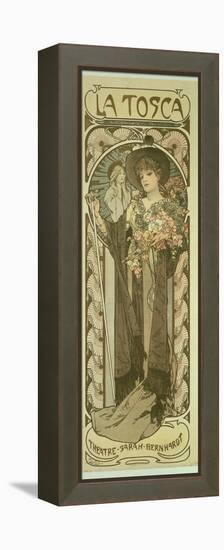 Sarah Bernhardt (1844-1923) in 'La Tosca', at the Theatre De La Renaissance, 1898-Alphonse Mucha-Framed Premier Image Canvas