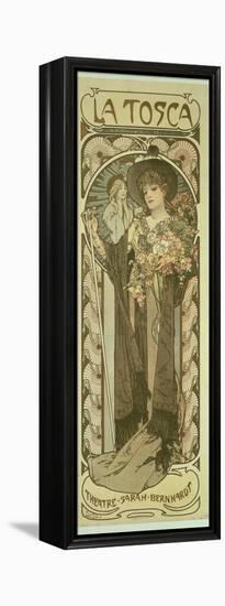 Sarah Bernhardt (1844-1923) in 'La Tosca', at the Theatre De La Renaissance, 1898-Alphonse Mucha-Framed Premier Image Canvas