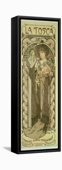 Sarah Bernhardt (1844-1923) in 'La Tosca', at the Theatre De La Renaissance, 1898-Alphonse Mucha-Framed Premier Image Canvas