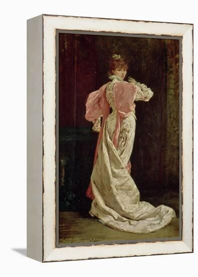 Sarah Bernhardt (1844-1923) in the Role of the Queen in "Ruy Blas" by Victor Hugo, 1879-Georges Clairin-Framed Premier Image Canvas