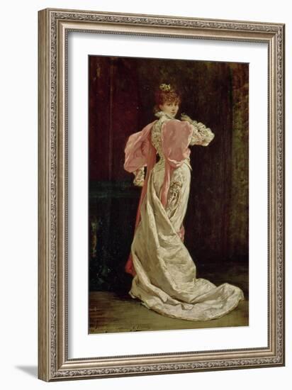 Sarah Bernhardt (1844-1923) in the Role of the Queen in "Ruy Blas" by Victor Hugo, 1879-Georges Clairin-Framed Giclee Print