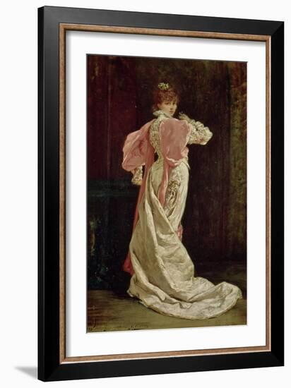 Sarah Bernhardt (1844-1923) in the Role of the Queen in "Ruy Blas" by Victor Hugo, 1879-Georges Clairin-Framed Giclee Print