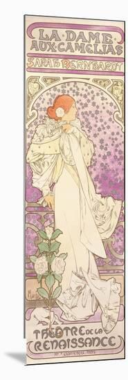 Sarah Bernhardt (1844-1923), La Dame Aux Camelias, at the Theatre De La Renaissance, 1896-Alphonse Mucha-Mounted Giclee Print