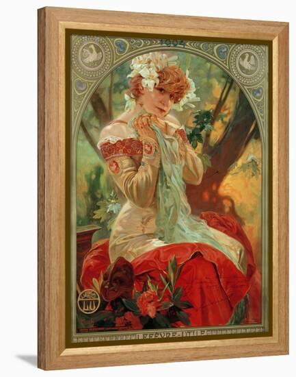 Sarah Bernhardt (1844-1923) Lefevre-Utile, 1903-Alphonse Mucha-Framed Premier Image Canvas