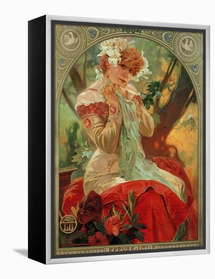 Sarah Bernhardt (1844-1923) Lefevre-Utile, 1903-Alphonse Mucha-Framed Premier Image Canvas