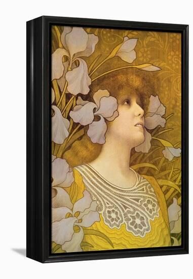 Sarah Bernhardt (1844-1923)-Paul Berthon-Framed Premier Image Canvas