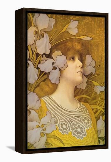 Sarah Bernhardt (1844-1923)-Paul Berthon-Framed Premier Image Canvas