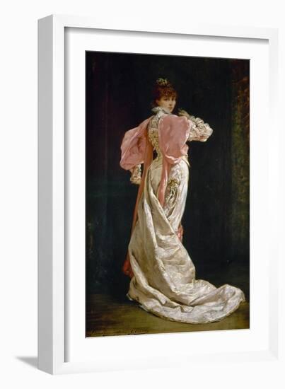 Sarah Bernhardt (1844-1923)-Georges Clairin-Framed Giclee Print