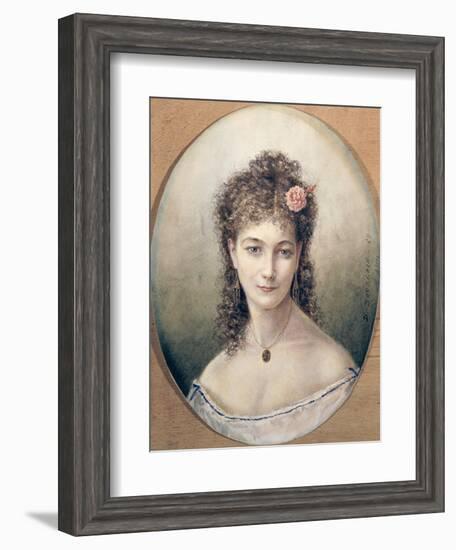 Sarah Bernhardt 1869-Marie Desire Bourgoin-Framed Giclee Print