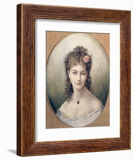 Sarah Bernhardt 1869-Marie Desire Bourgoin-Framed Giclee Print