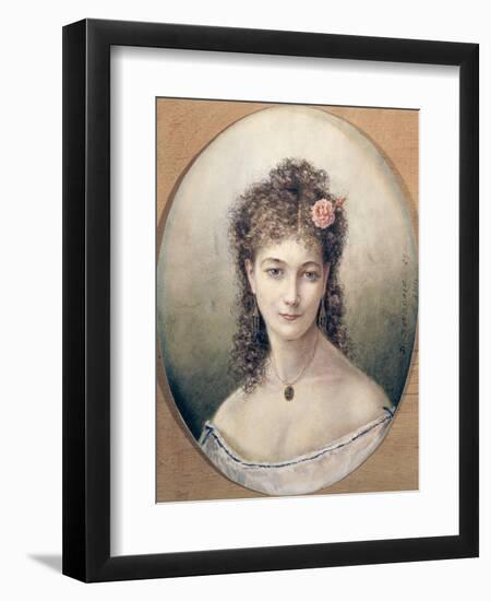 Sarah Bernhardt 1869-Marie Desire Bourgoin-Framed Giclee Print