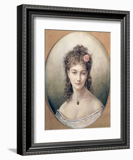 Sarah Bernhardt 1869-Marie Desire Bourgoin-Framed Giclee Print
