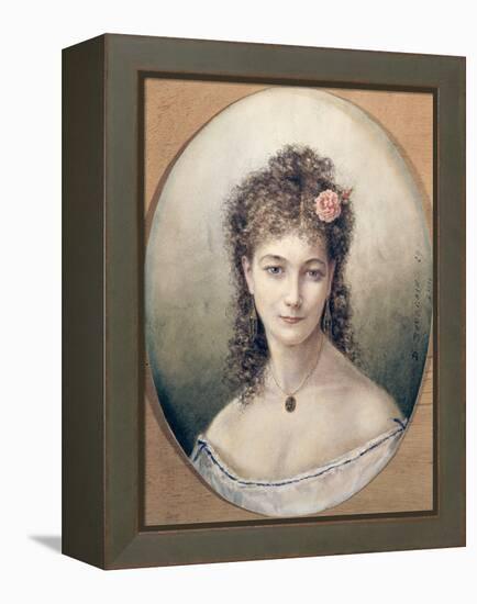 Sarah Bernhardt 1869-Marie Desire Bourgoin-Framed Premier Image Canvas