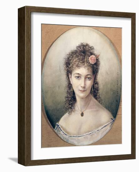 Sarah Bernhardt 1869-Marie Desire Bourgoin-Framed Giclee Print