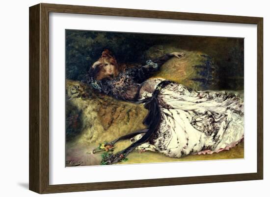 Sarah Bernhardt 1871-Georges Clairin-Framed Giclee Print