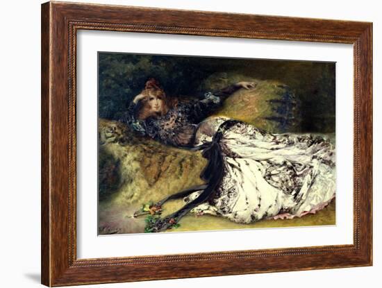 Sarah Bernhardt 1871-Georges Clairin-Framed Giclee Print