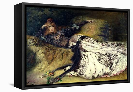 Sarah Bernhardt 1871-Georges Clairin-Framed Premier Image Canvas