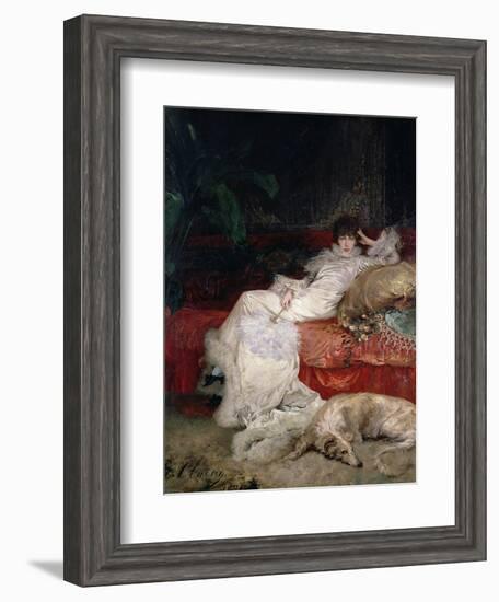 Sarah Bernhardt 1876-Georges Clairin-Framed Giclee Print