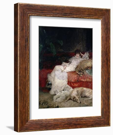 Sarah Bernhardt 1876-Georges Clairin-Framed Giclee Print