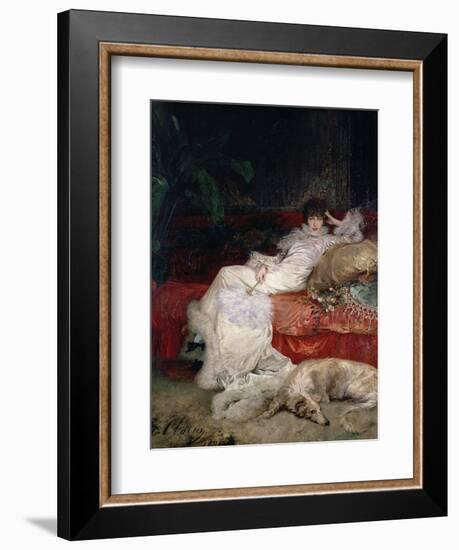 Sarah Bernhardt 1876-Georges Clairin-Framed Giclee Print