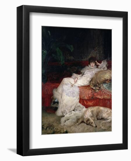 Sarah Bernhardt 1876-Georges Clairin-Framed Giclee Print