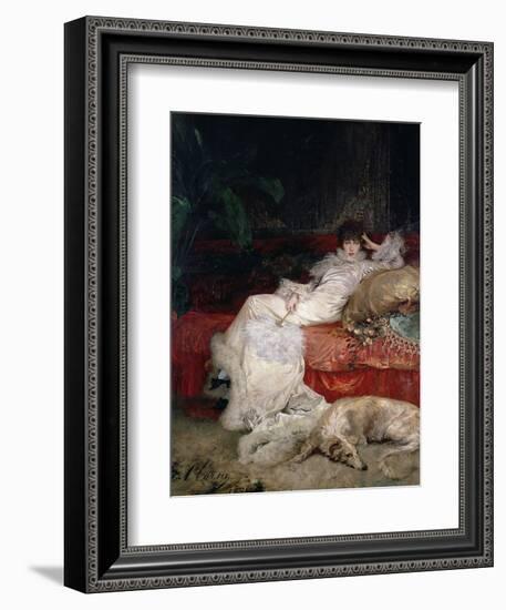 Sarah Bernhardt 1876-Georges Clairin-Framed Giclee Print