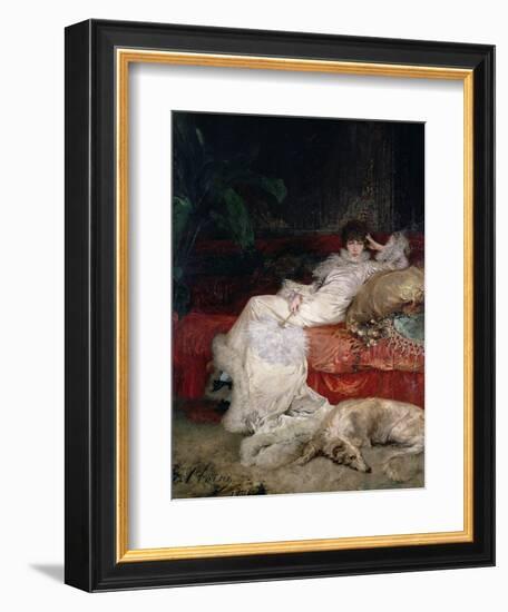 Sarah Bernhardt 1876-Georges Clairin-Framed Giclee Print