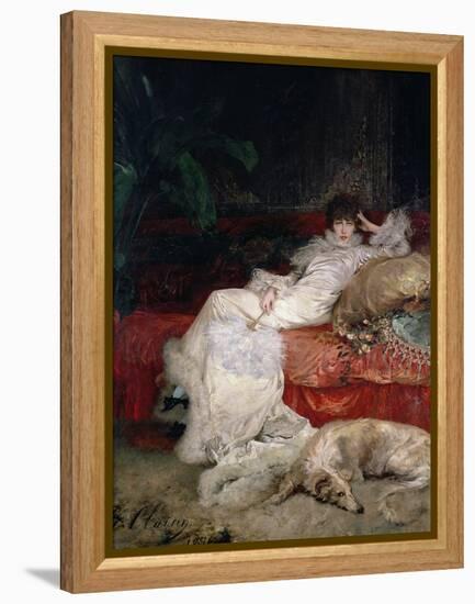 Sarah Bernhardt 1876-Georges Clairin-Framed Premier Image Canvas